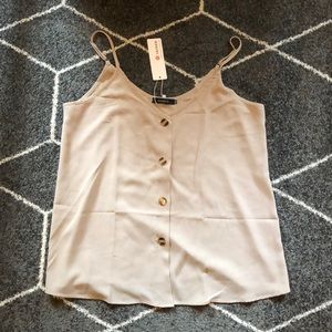 Tecrew silky fashion top, XXL NWT